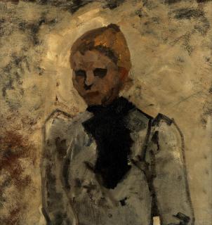 George Hendrik Breitner - Portrait of a koffiepikster