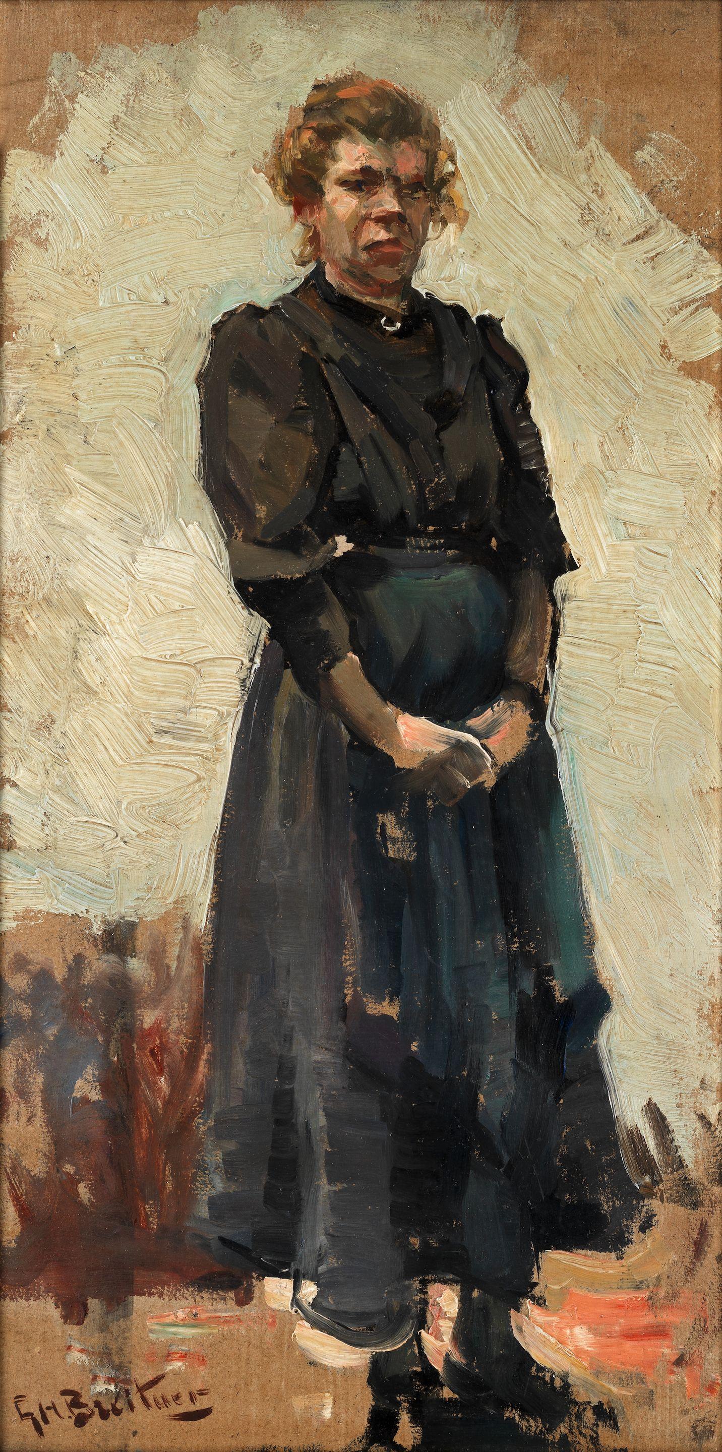 George Hendrik Breitner - Study of a woman