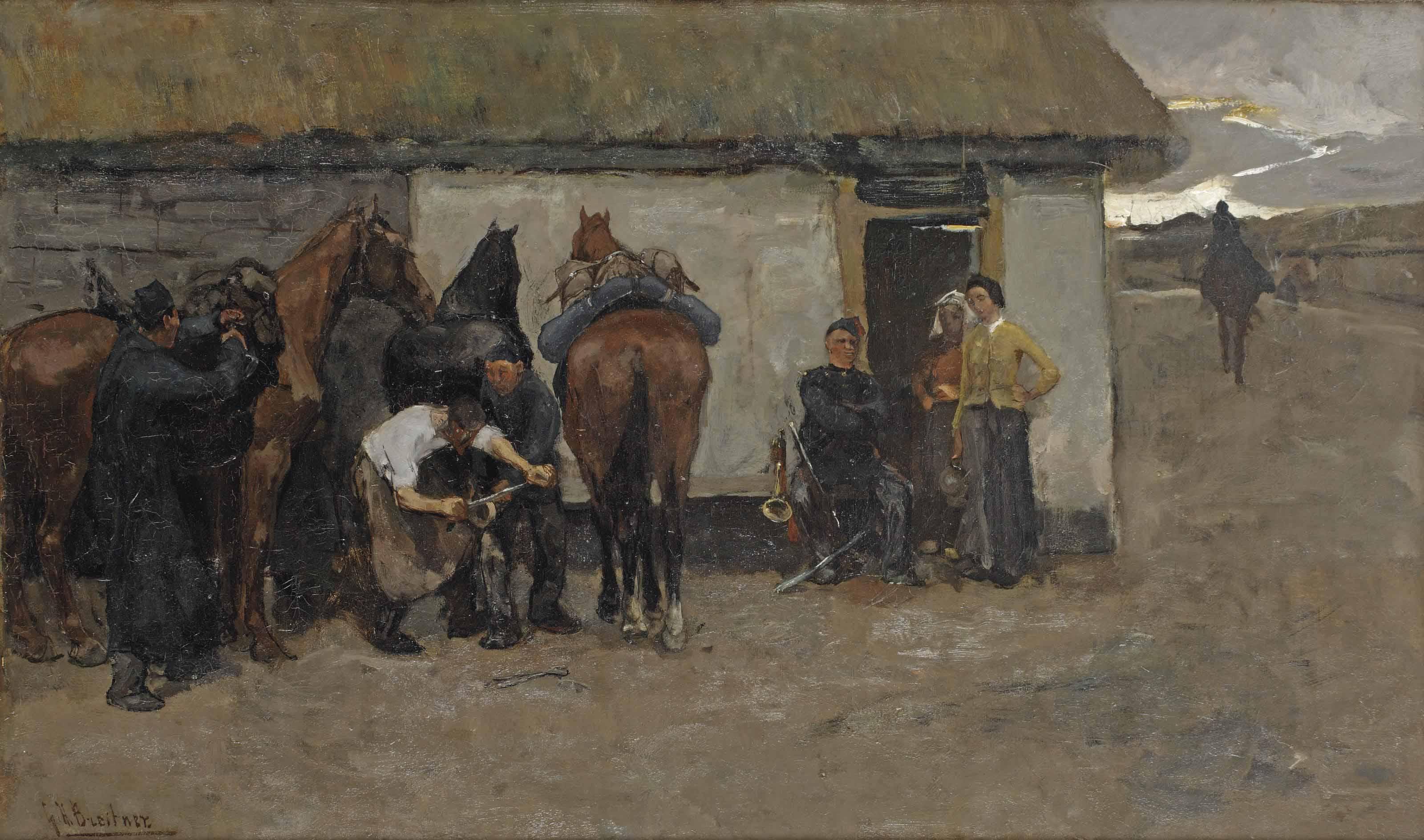 George Hendrik Breitner - The blacksmith