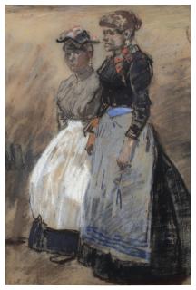 George Hendrik Breitner - Twee Waspitten