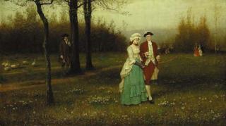 George Henry Boughton - The Jealous Suitor