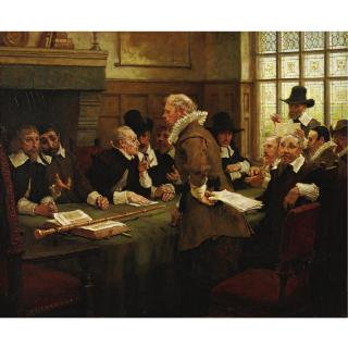 George Henry Boughton - The Puritan Covenant