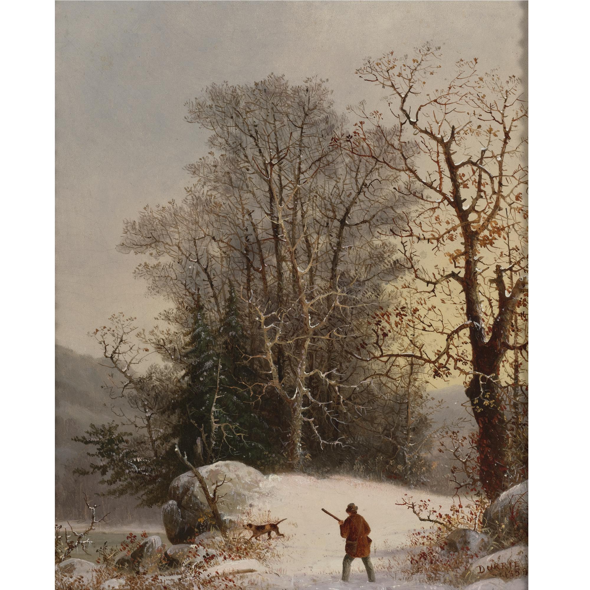 George Henry Durrie - The Hunter