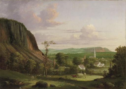 George Henry Durrie - View of Westville