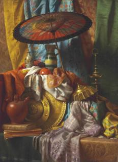 George Henry Hall - Bric-A-Brac Still Life
