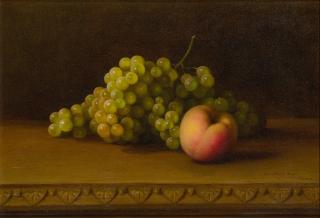 George Henry Hall - Grapes And Peach