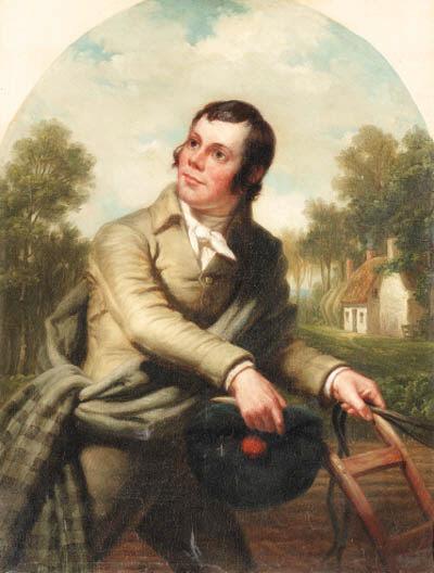 George Henry Hall - Portrait of Robert Burns