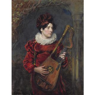 George Henry Harlow - Portrait Kitty Stephens, Later Countess Of Essex (1794 - 1882)