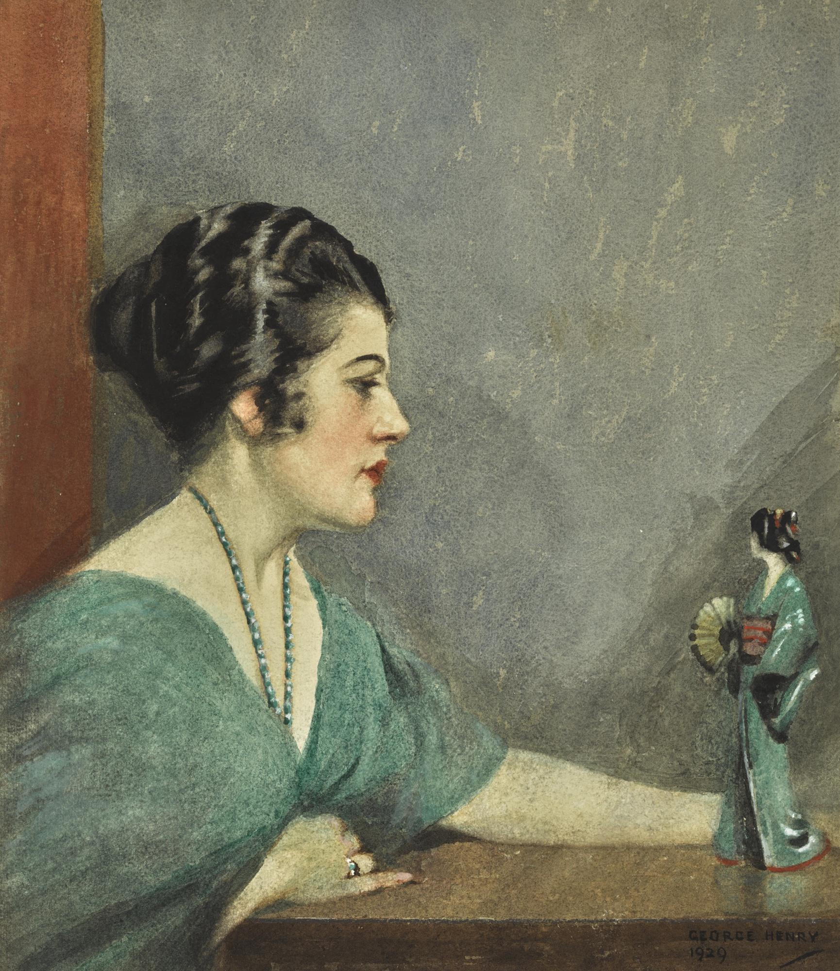 George Henry, R.A., R.S.A., R.S.W. - Etude Japonaises