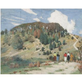 George Henry, R.A., R.S.A., R.S.W. - The South Downs