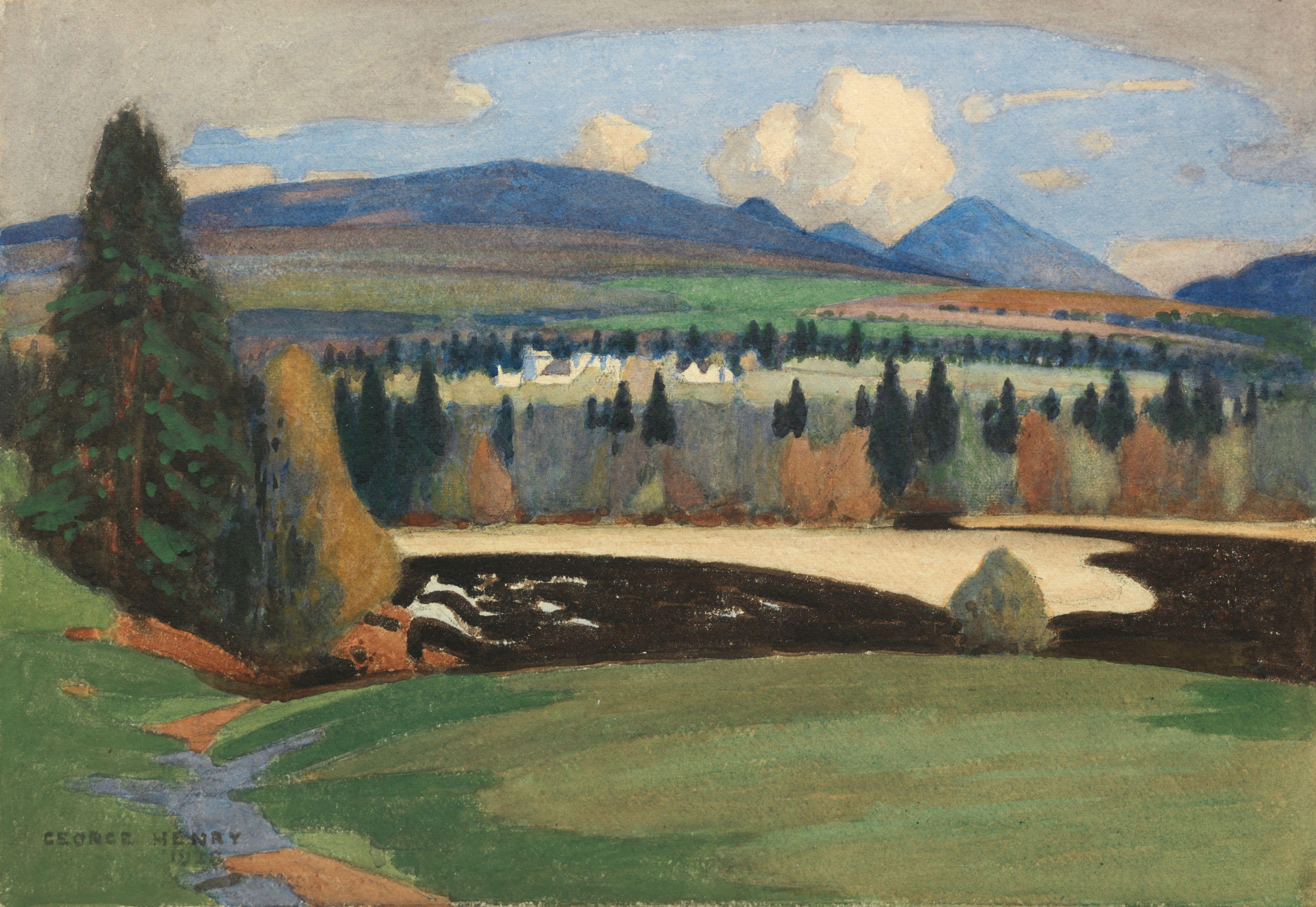 George Henry RA RSA RSW - Study for Picture for His Imperial Majesty, The Emperor of Japan no.2