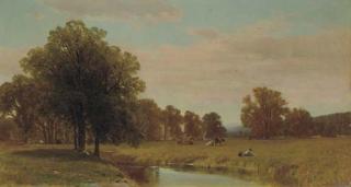 George Henry Smillie - Trees and Meadows of Berkshire