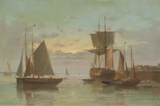 George Herbert Mccord - In the Harbor