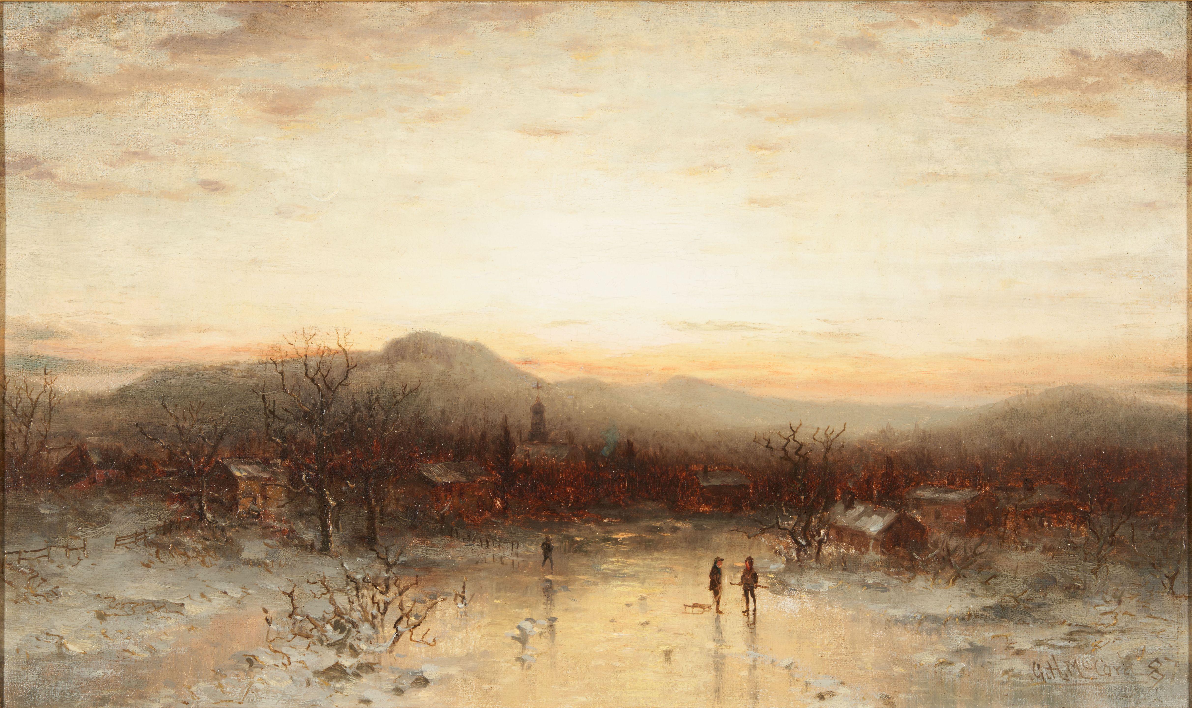 George Herbert McCord - Skating at Sunset