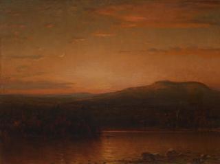 George Herbert Mccord - Untitled (River Landscape at Sunset)