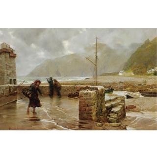 George Hillyard Swinstead R.B.A., R.I. - Lynmouth 
