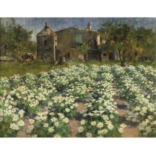 George Hitchcock - Field Of Flowers