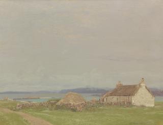 George Houston RSA RSW RGI - Summer Grey, Iona