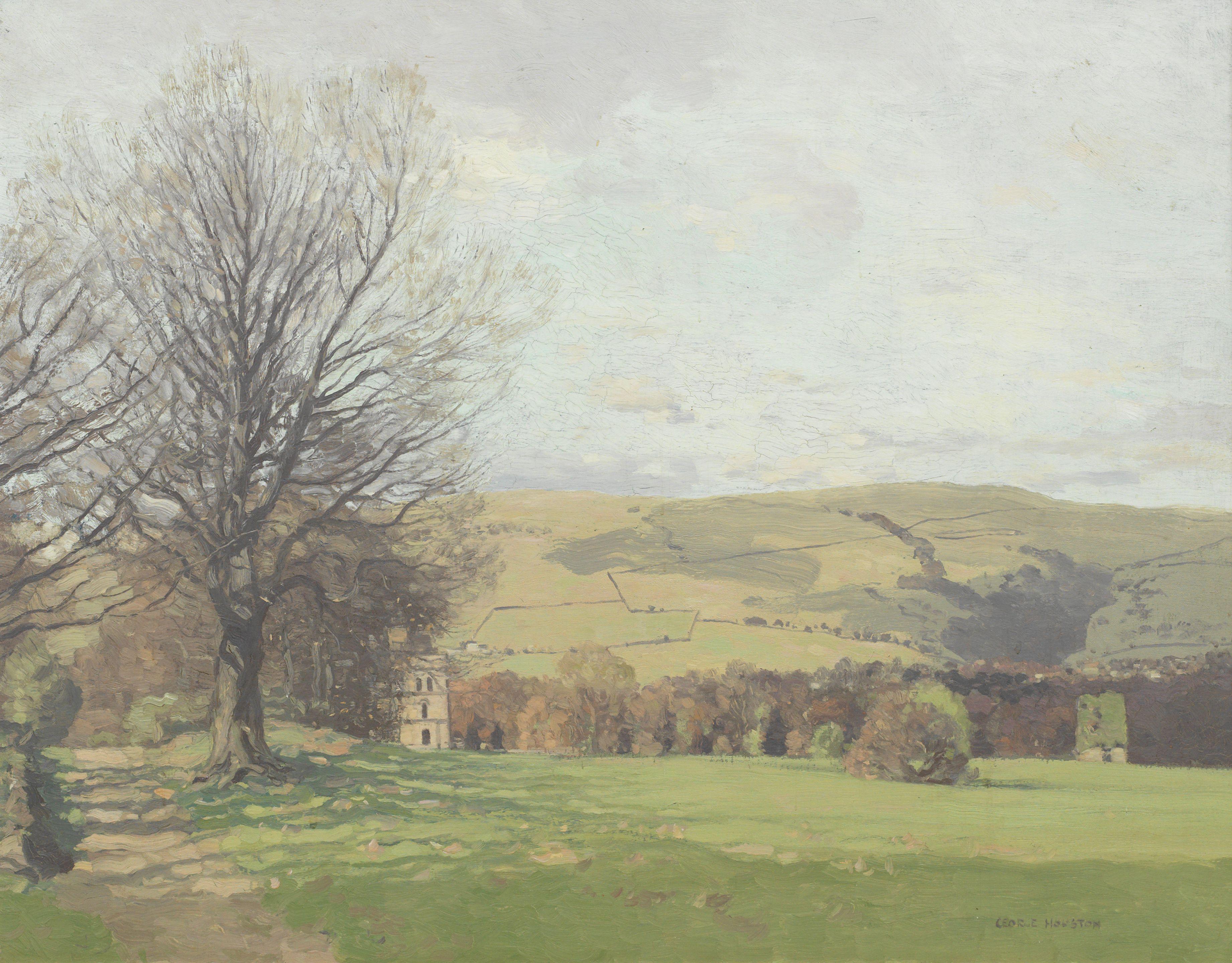George Houston RSA RSW RGI - The countryside around Dalry, Ayrshire