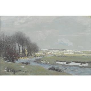George Houston - Winter Landscape, Ayrshire