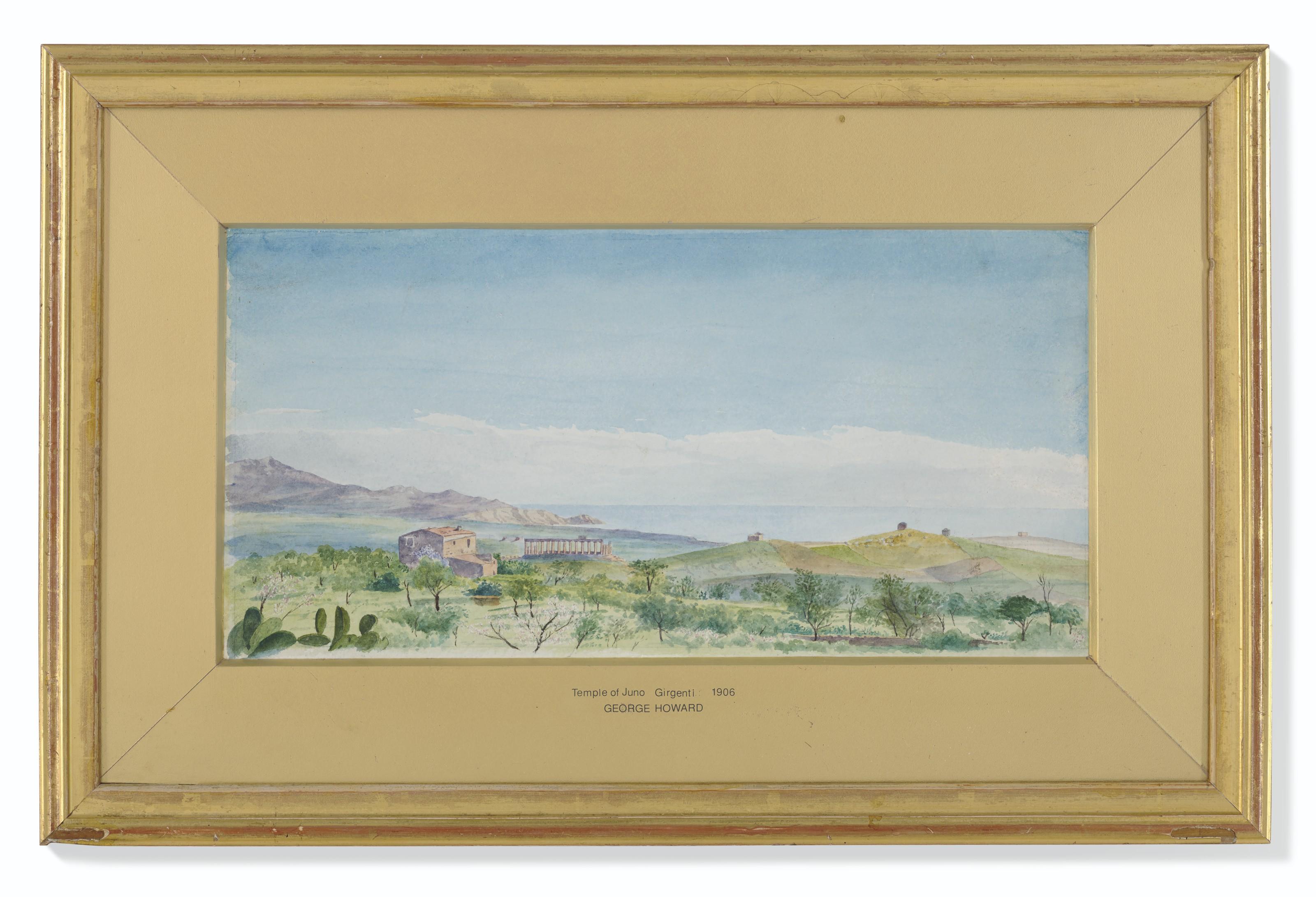 George Howard, 9Th Earl Of Carlisle, H.R.W.S. - Temple Of Juno, Agrigento