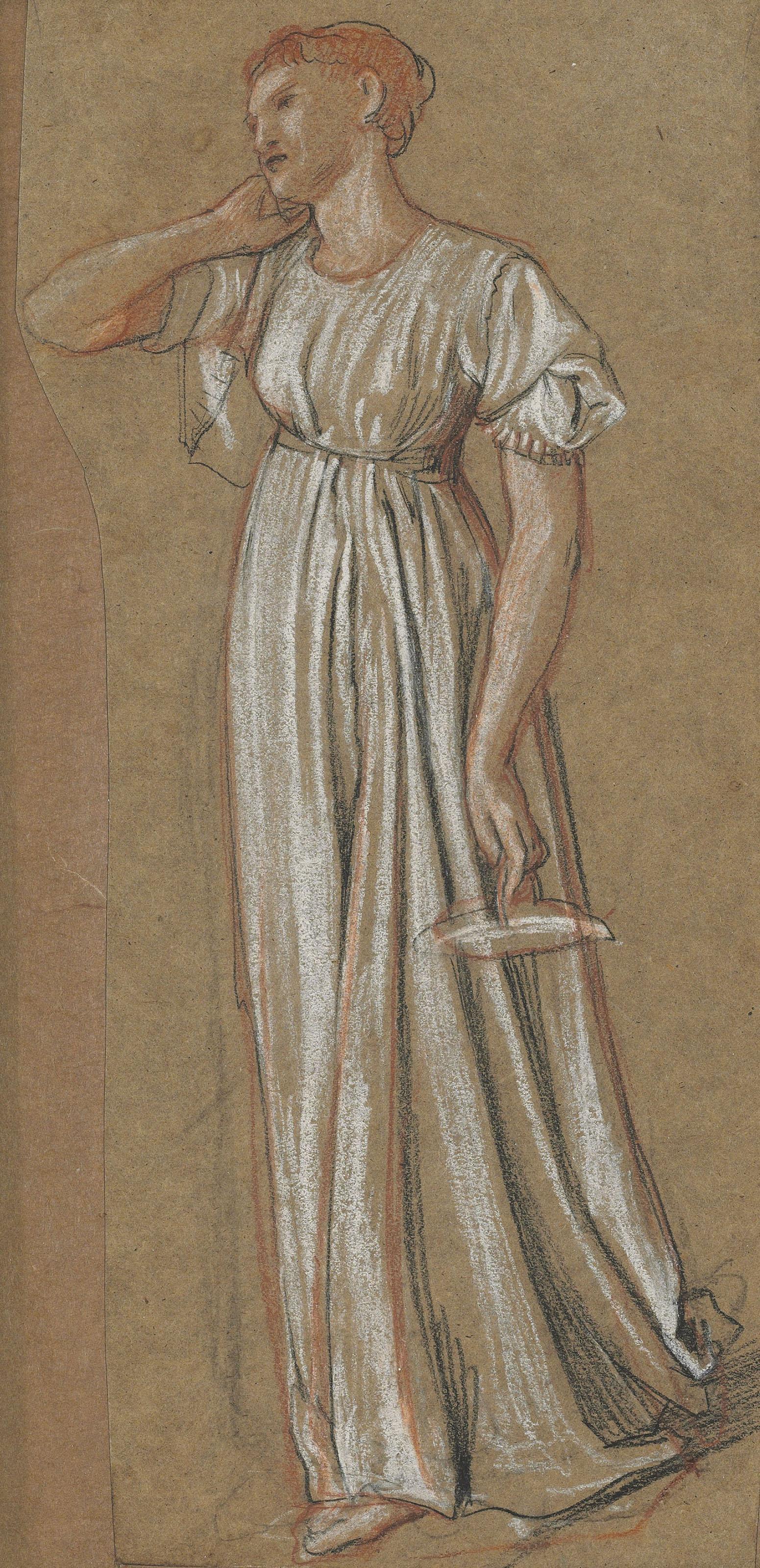George Howard, 9Th Earl Of Carlisle - Study Of A Standing Draped Female Figure