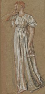 George Howard, 9Th Earl Of Carlisle - Study Of A Standing Draped Female Figure