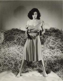 George Hurrell - Jane Russell In The Outlaw, 1941