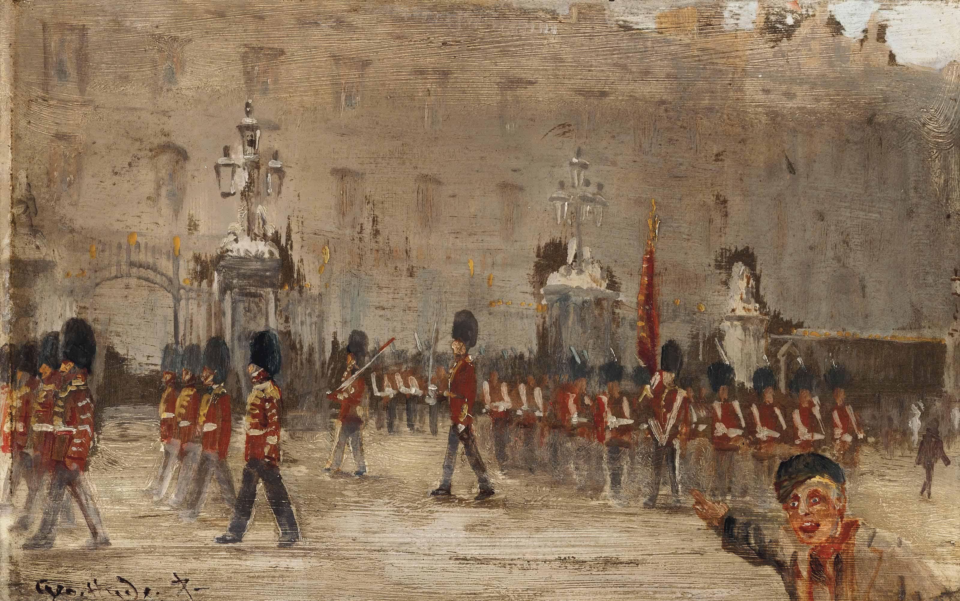 George Hyde Pownall - Changing The Guard, Buckingham Palace, London
