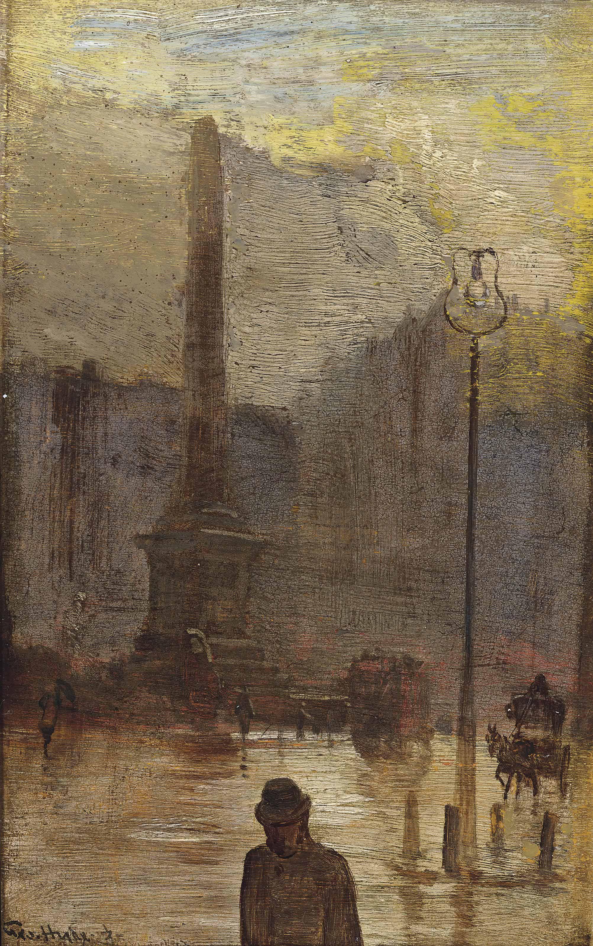 George Hyde Pownall - Cleopatra\'S Needle, London