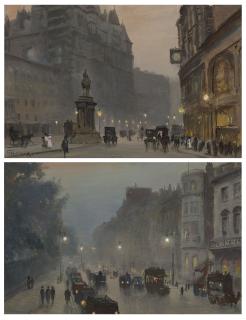 George Hyde Pownall - In Knightsbridge; and Down Piccadilly, by the Green Park