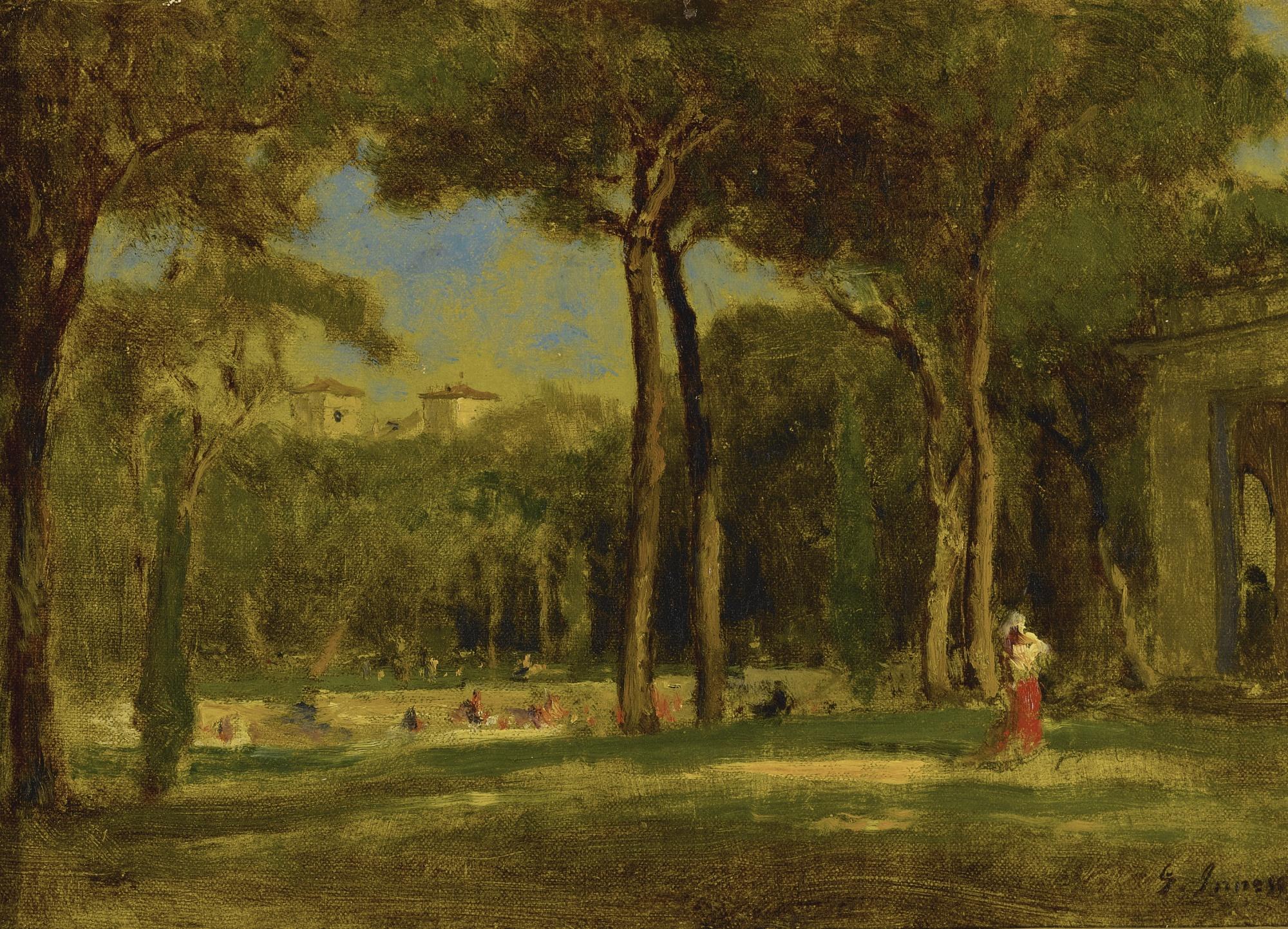 George Inness - Barberini Villa