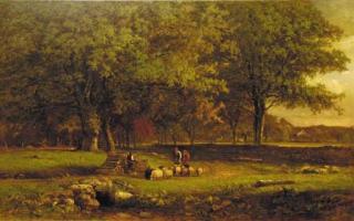 George Inness - Evening