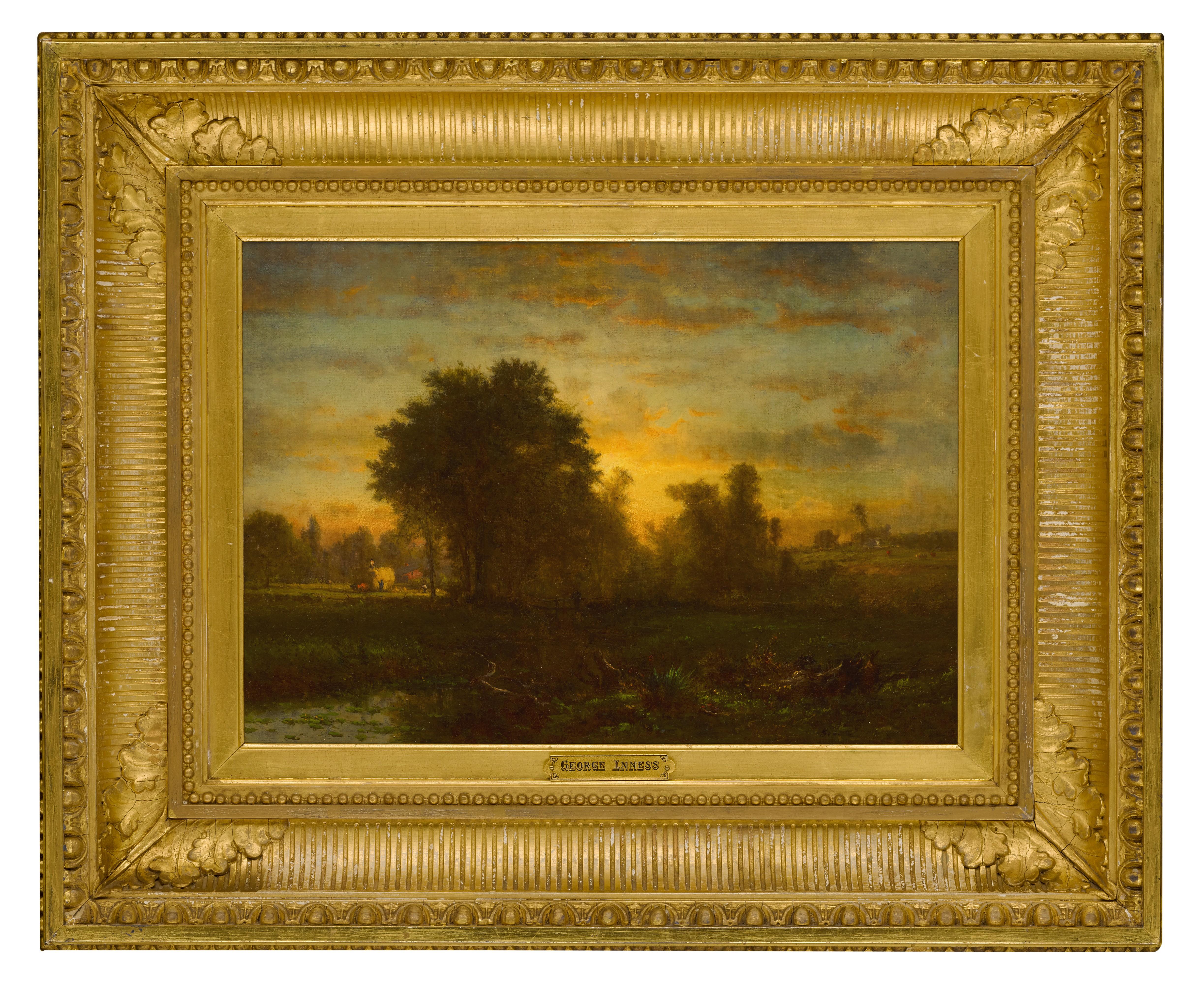 George Inness - Farm at Sundown