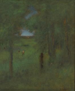 George Inness - In A Shady Nook