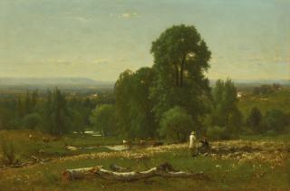 George Inness - Landscape (View Near Kingston)