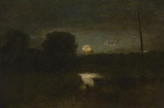 George Inness - Moonrise