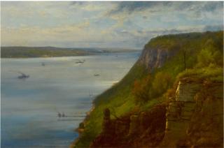 George Inness - Palisades on the Hudson