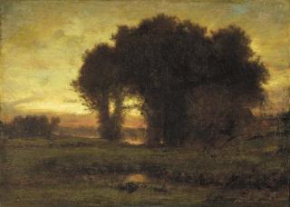 George Inness - Sunset
