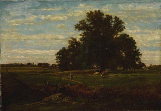 George Inness - The Oaks, Durham