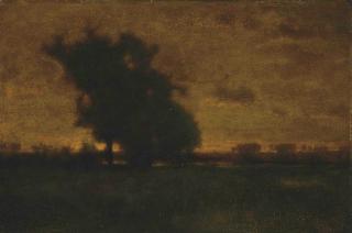George Inness - The Pond at Sunset, Milton
