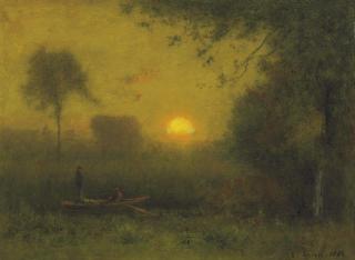 George Inness - The Sun