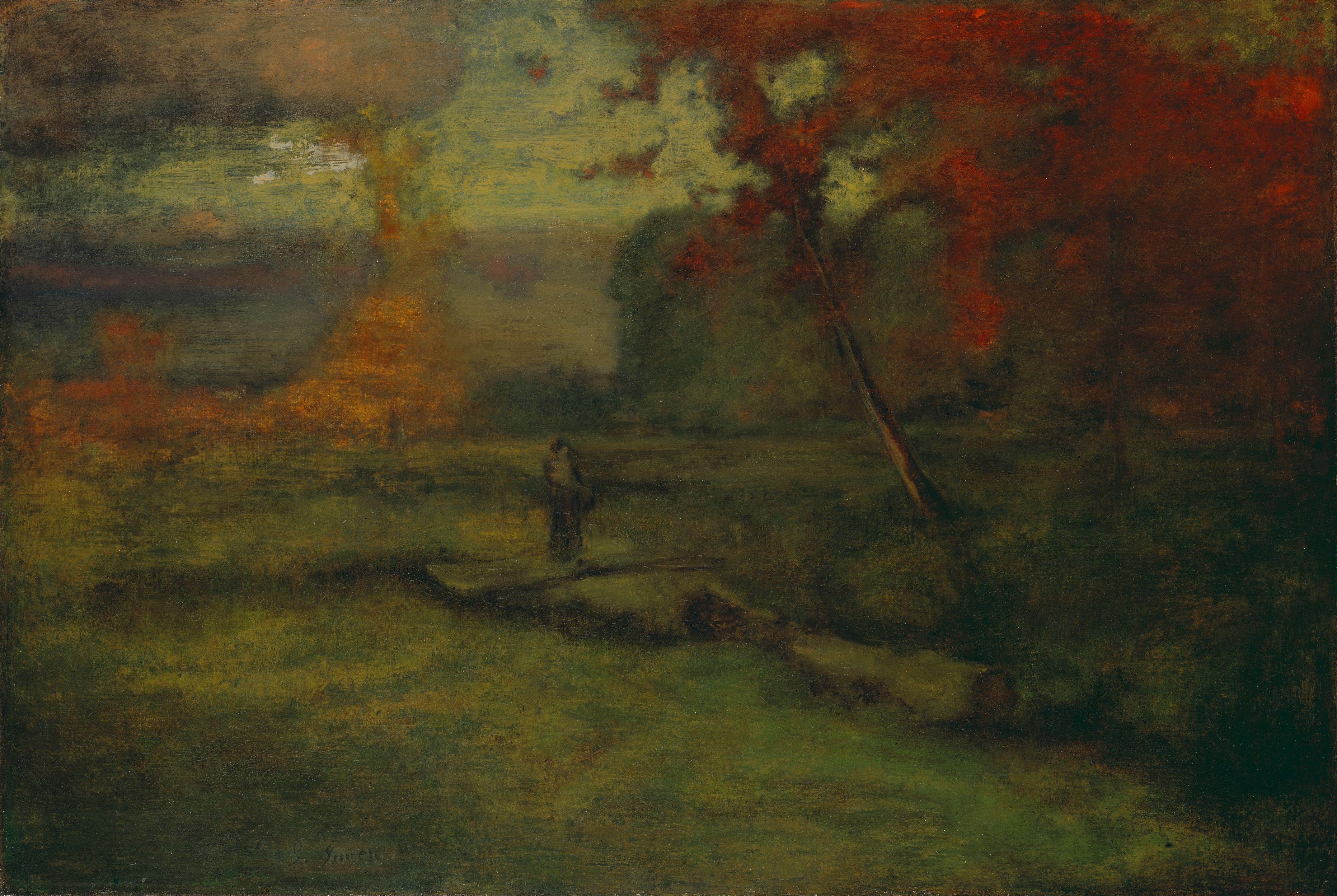 George Inness - Twilight