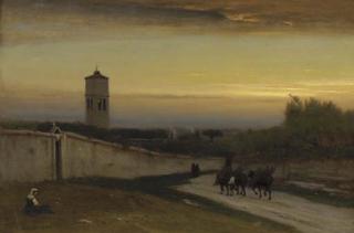 George Inness - Twilight