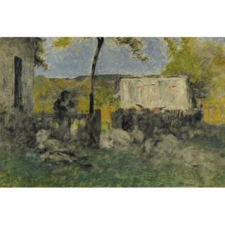 George Inness - White Turkeys