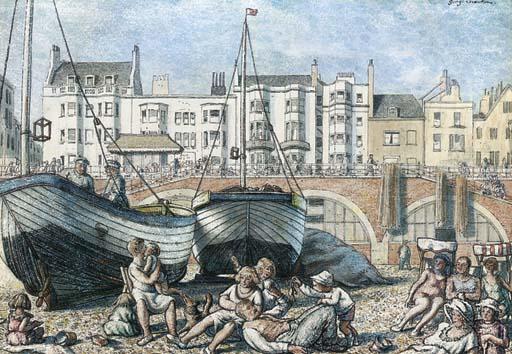 George J. Charlton - The Disrupted Picnic, Brighton Beach; And Family Frolics On Brighton Beach