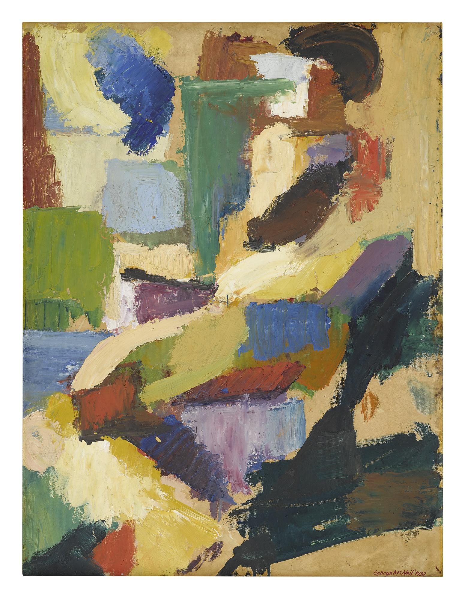 George J. Mcneil - Figural Composition #1