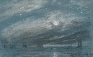 George James Rowe - An evening calm