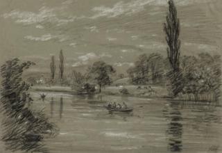 George James Rowe - The ferry boat crossing