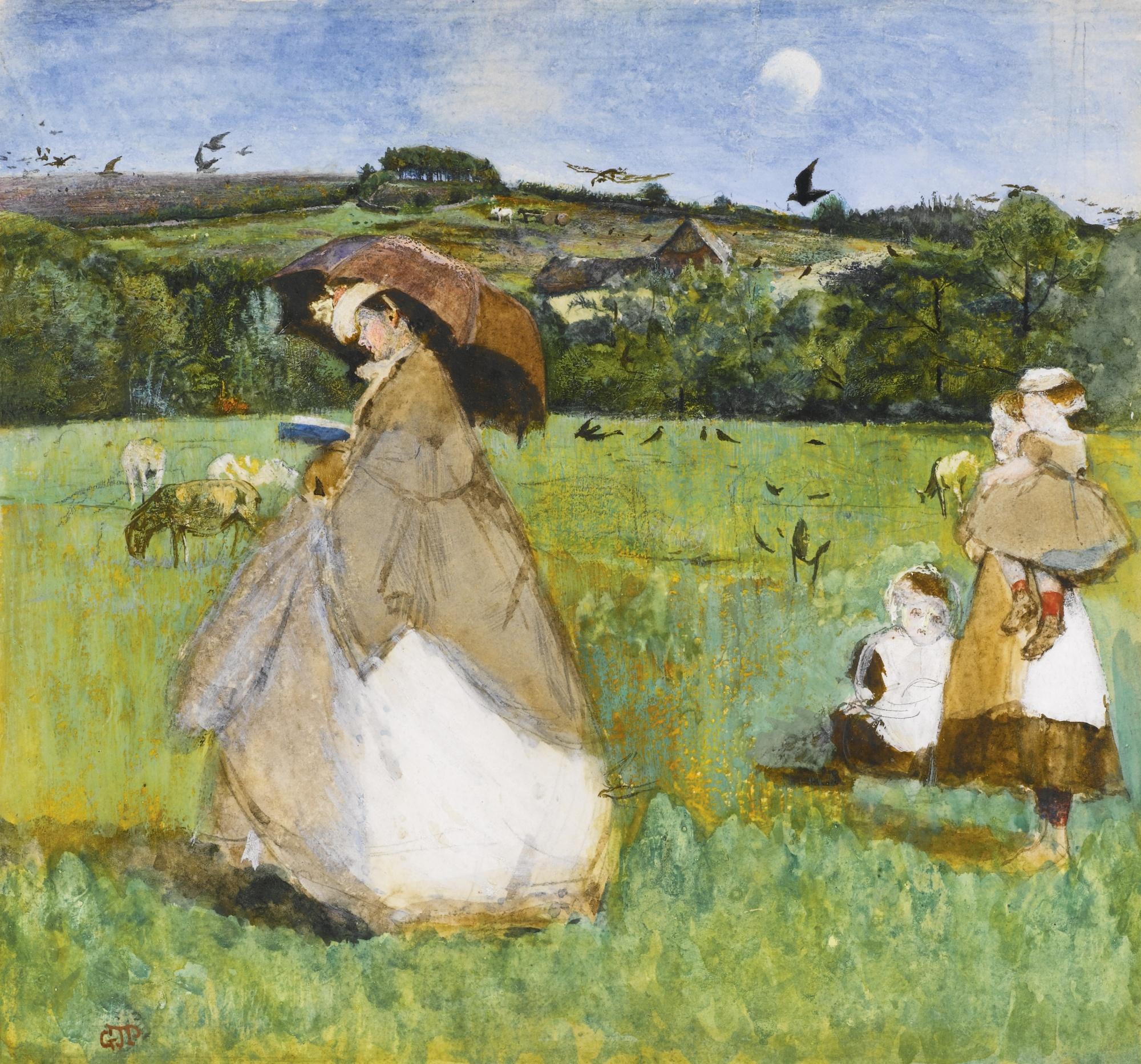 George John Pinwell - The Fine Lady